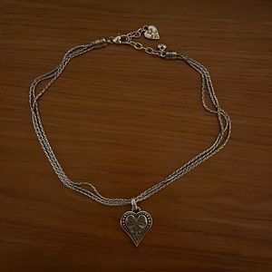 Brighton 3 string heart  necklace